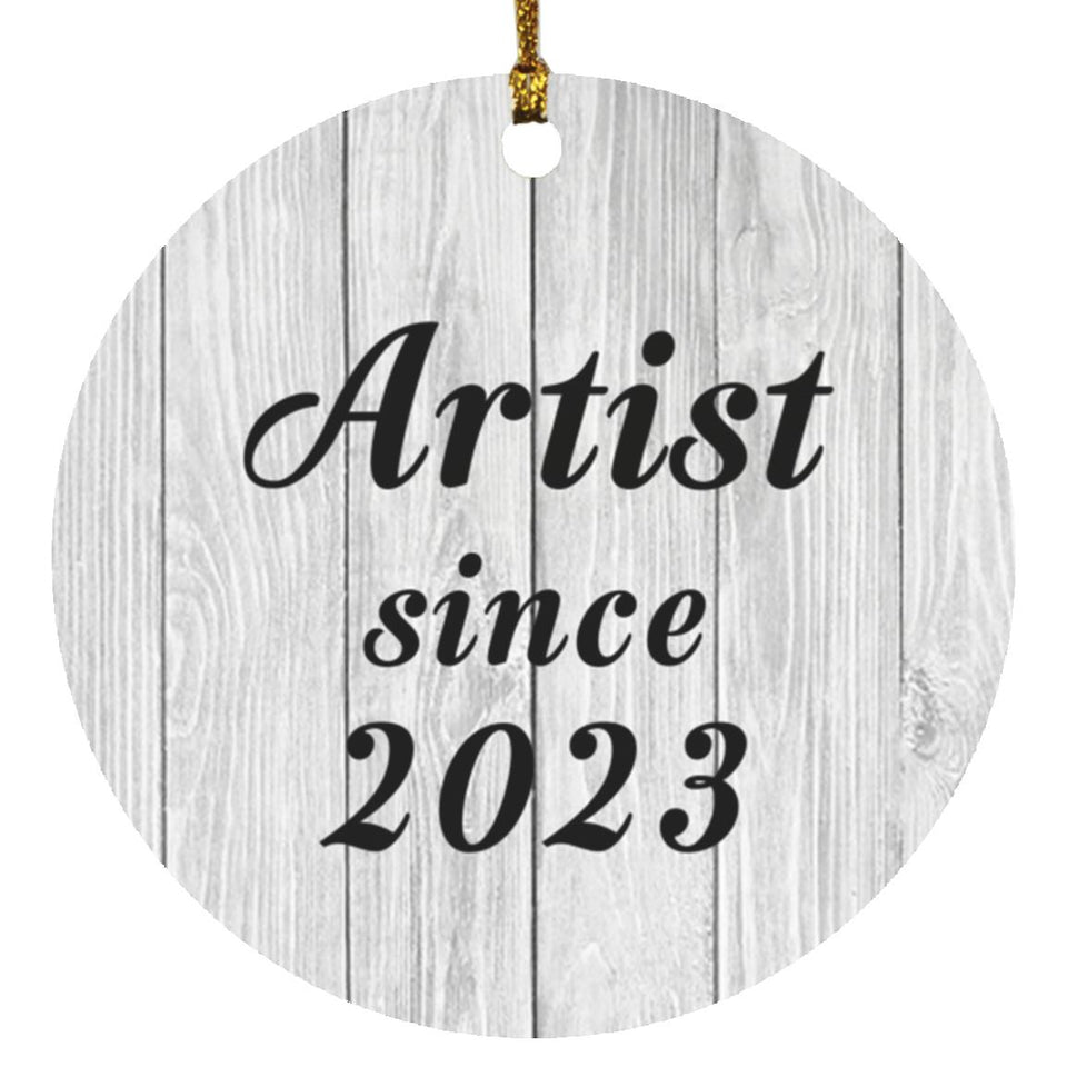 Artist Since 2023 - Circle Ornament F