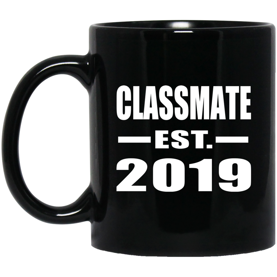 Classmate Established EST. 2019 - 11oz Coffee Mug Black