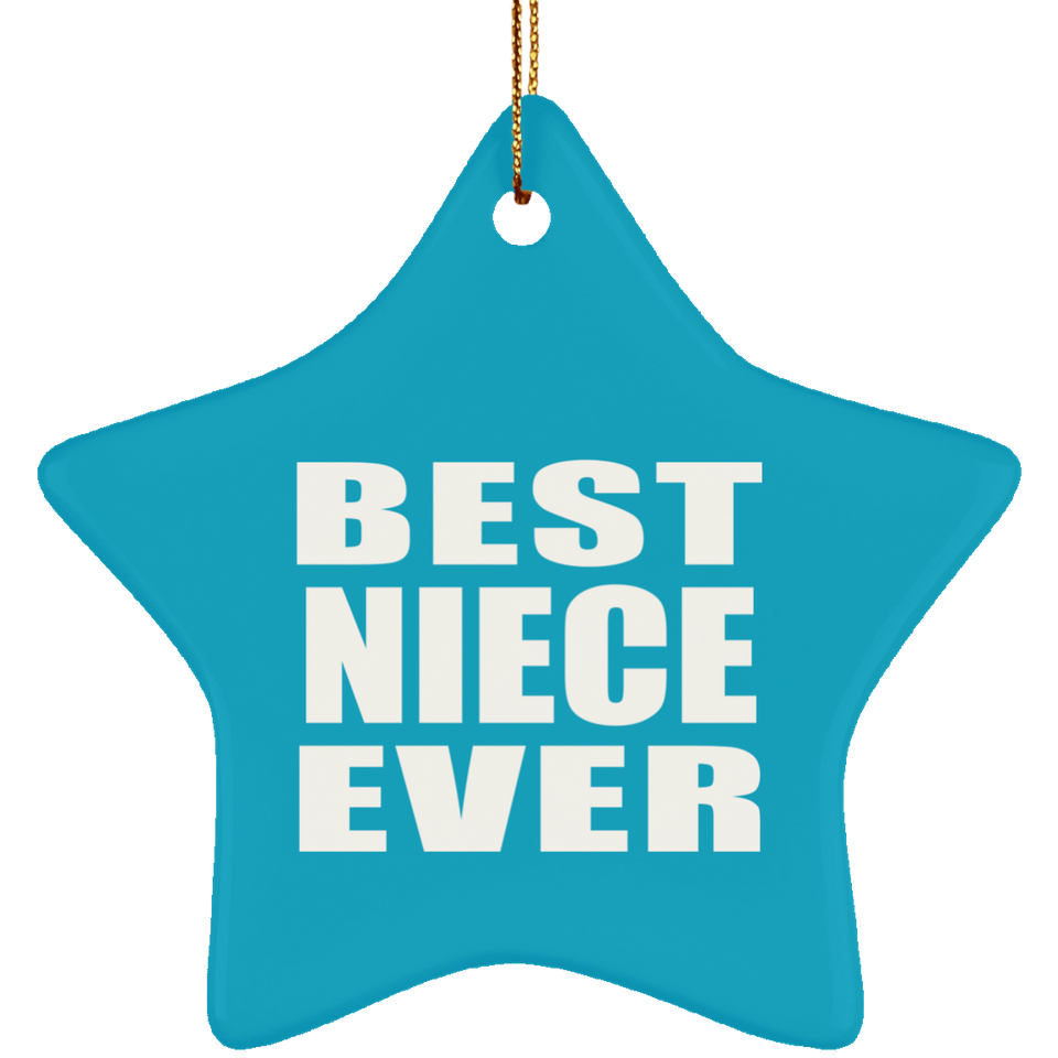 Best Niece Ever - Star Ornament