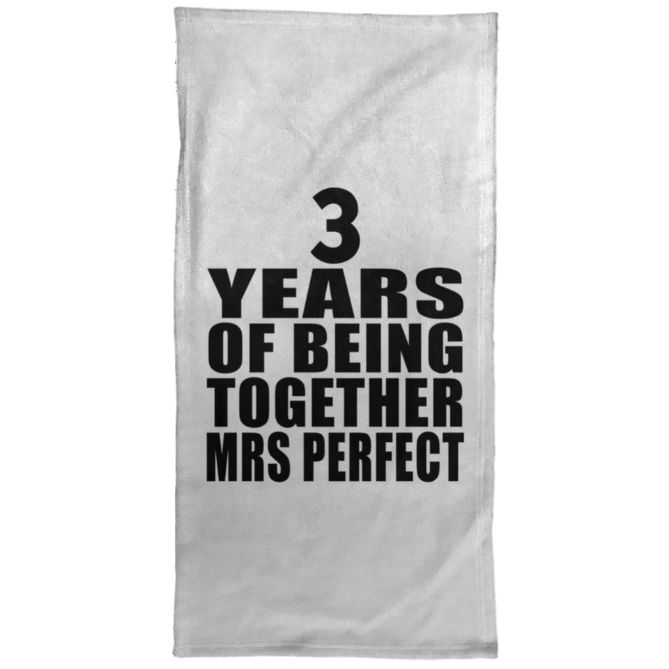 3rd Anniversary 3 Years Of Being Mrs Perfect - Hand Towel