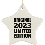 1st Birthday Original 2023 Limited Edition - Star Ornament