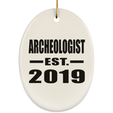 Archeologist Established EST. 2019 - Oval Ornament