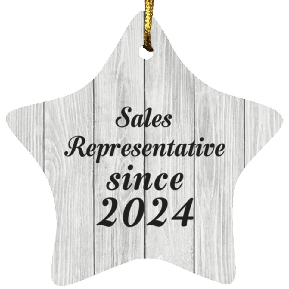 Sales Representative Since 2024 - Star Ornament F