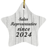 Sales Representative Since 2024 - Star Ornament F
