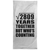 53rd Anniversary Square Root of 2809 Years Who's Counting - Hand Towel