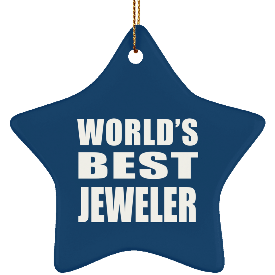 World's Best Jeweler - Star Ornament