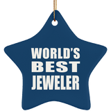 World's Best Jeweler - Star Ornament