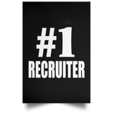 Number One #1 Recruiter - Poster Portrait