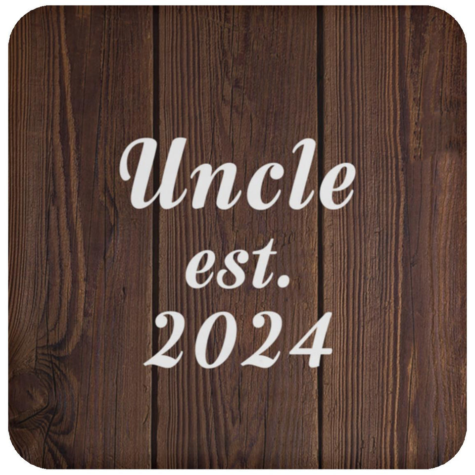 Uncle Established EST. 2024 - Drink Coaster D