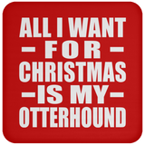 All I Want For Christmas Is My Otterhound - Coaster