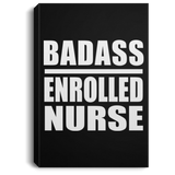 Badass Enrolled Nurse - Canvas Portrait