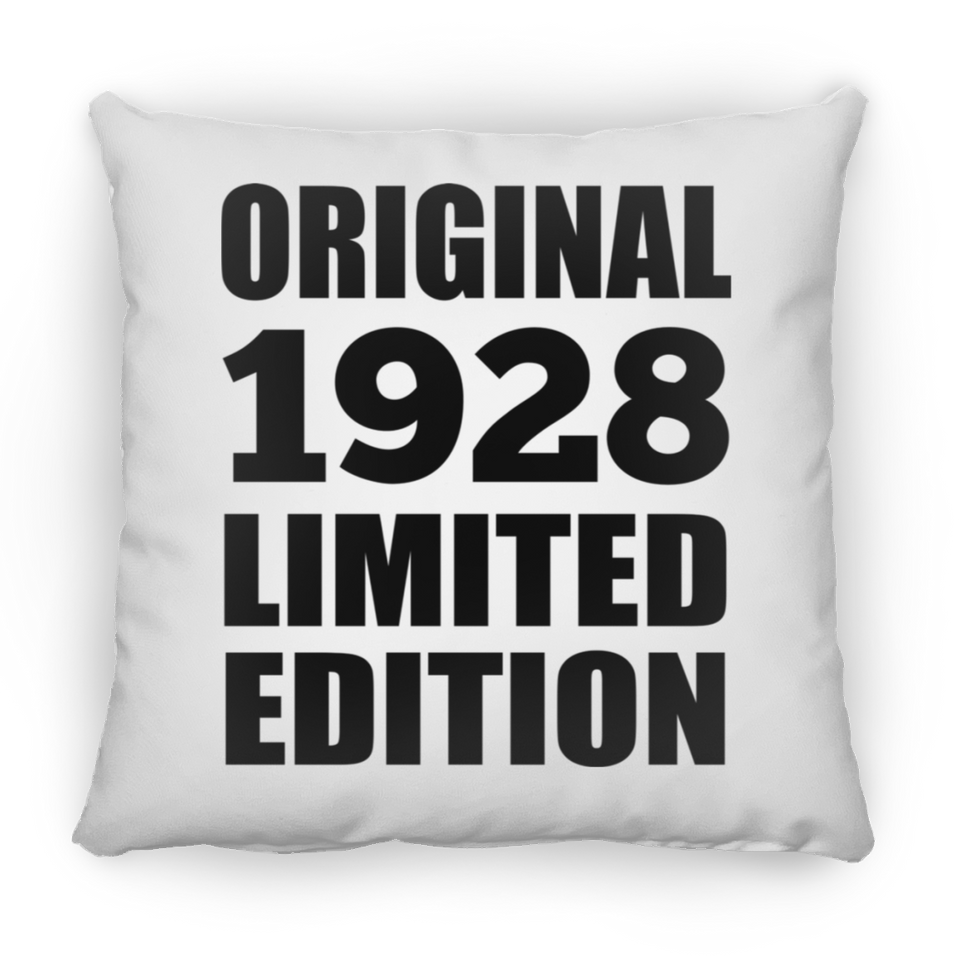 96th Birthday Original 1928 Limited Edition - Throw Pillow