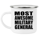 Most Awesome Military General - 12oz Camping Mug