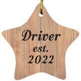 Driver Established Est. 2022 - Star Ornament C