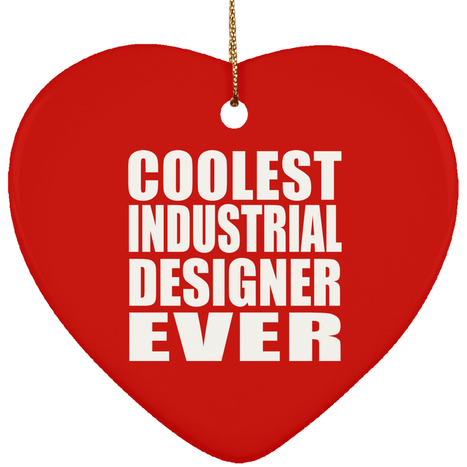 Coolest Industrial Designer Ever - Heart Ornament