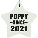 Poppy Since 2021 - Star Ornament
