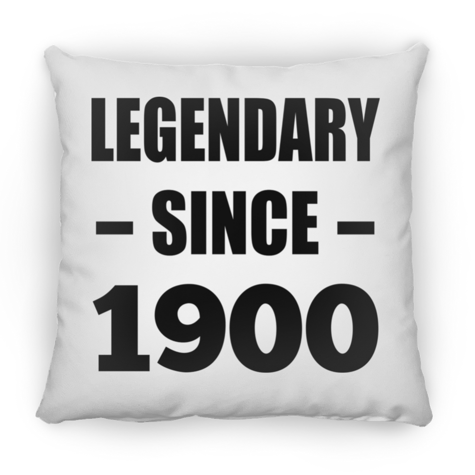 124th Birthday Legendary Since 1900 - Throw Pillow
