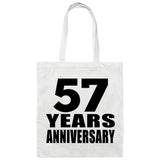 57th Anniversary 57 Years - Tote Bag White