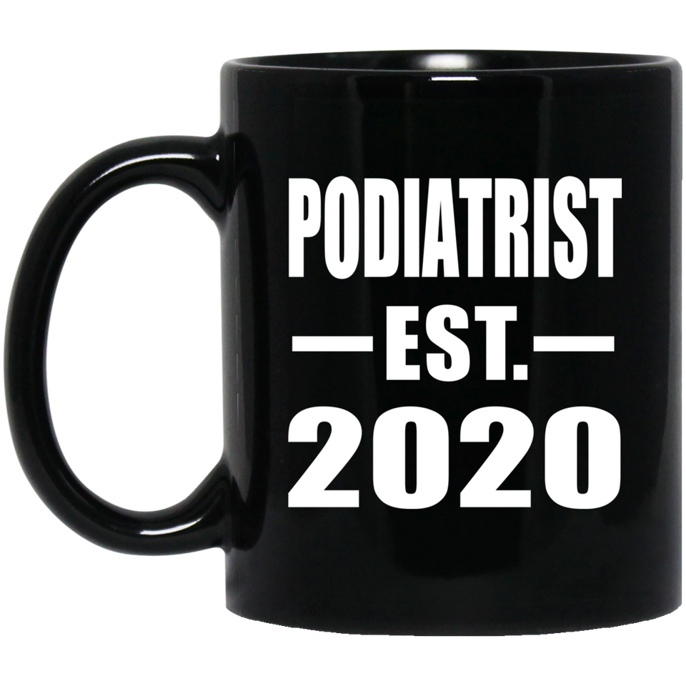 Podiatrist Established EST. 2020 - 11oz Coffee Mug Black