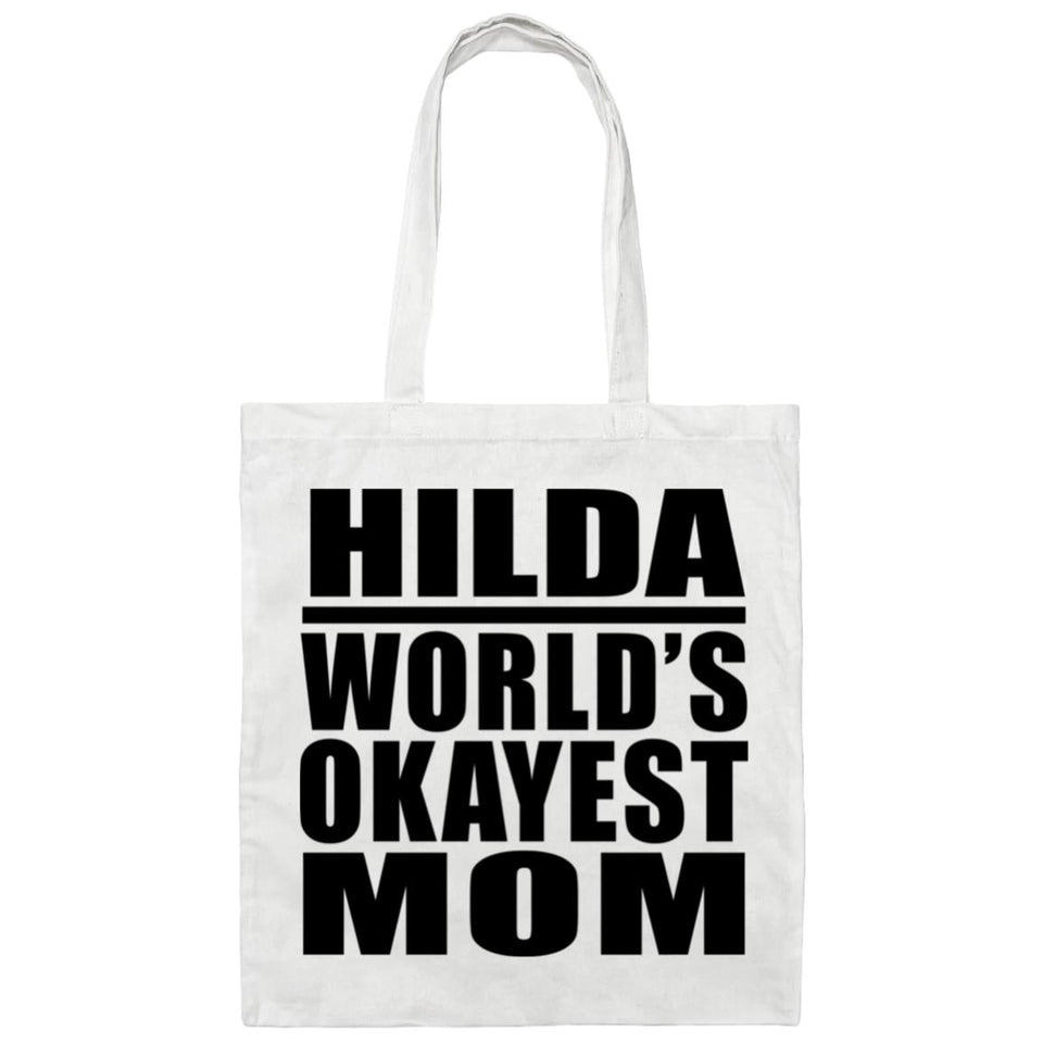 Hilda World's Okayest Mom - Tote Bag White