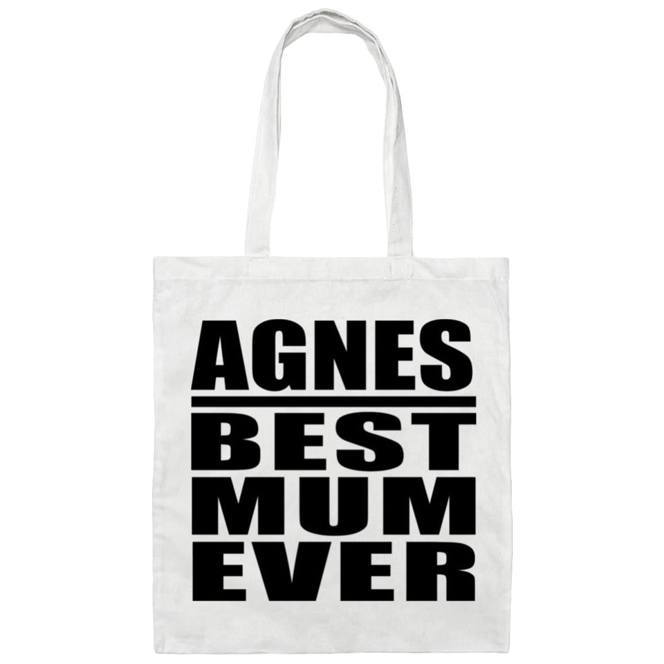 Agnes Best Mum Ever - Tote Bag White