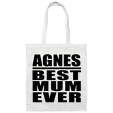 Agnes Best Mum Ever - Tote Bag White