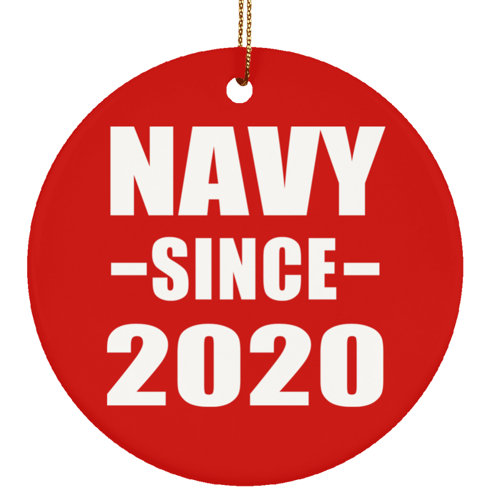 Navy Since 2020 - Circle Ornament