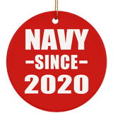 Navy Since 2020 - Circle Ornament