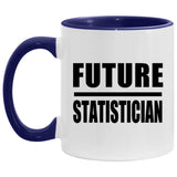 Future Statistician - 11oz Accent Mug Purple