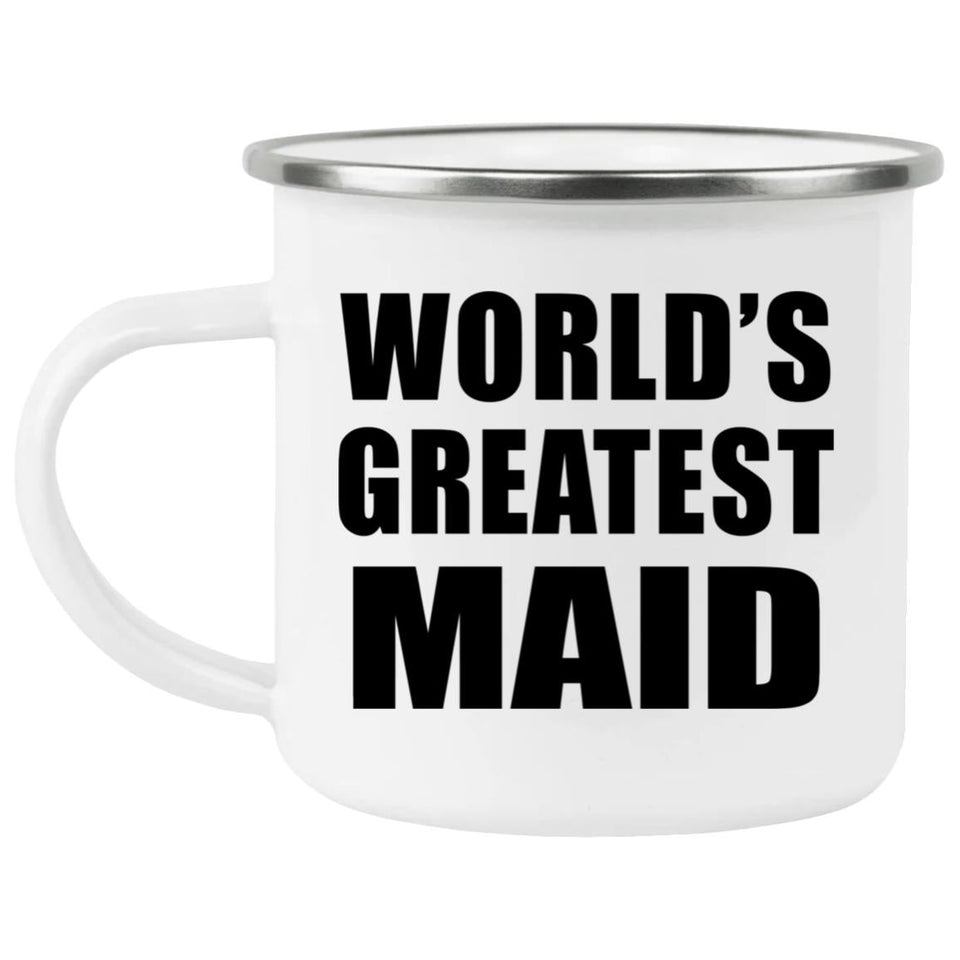 World's Greatest Maid - 12oz Camping Mug