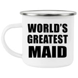 World's Greatest Maid - 12oz Camping Mug