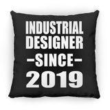 Industrial Designer Since 2019 - Throw Pillow Black