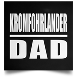 Kromfohrlander Dad - Poster Square