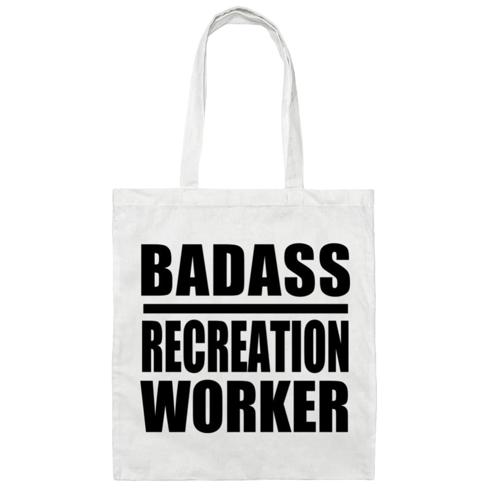 Badass Recreation Worker - Tote Bag White