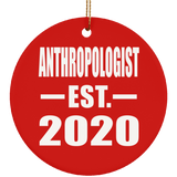 AntHRopologist Established EST. 2020 - Circle Ornament