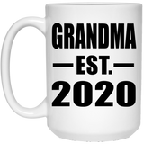 Grandma Established EST. 2020 - 15oz Coffee Mug