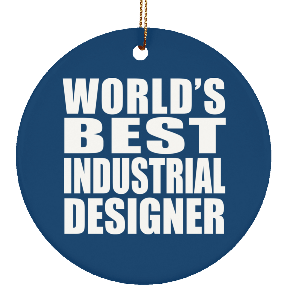 World's Best Industrial Designer - Circle Ornament