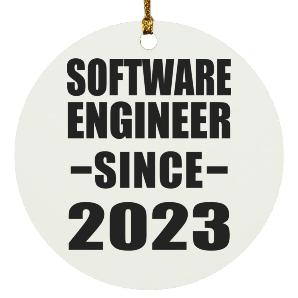 Software Engineer Since 2023 - Circle Ornament