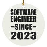 Software Engineer Since 2023 - Circle Ornament