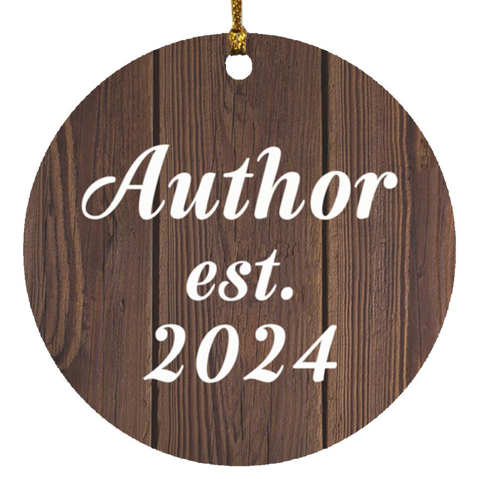 Author Established Est. 2024 - Circle Ornament D