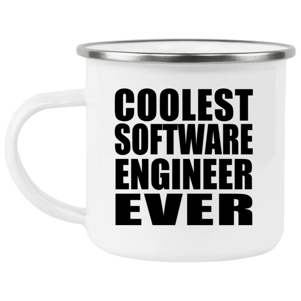 Coolest Software Engineer Ever - 12oz Camping Mug