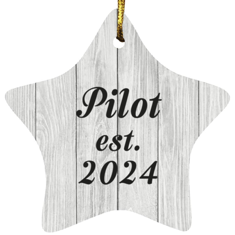 Pilot Established Est. 2024 - Star Ornament F