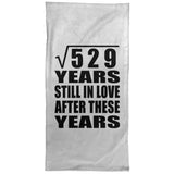 23rd Anniversary Square Root of 529 Years Still In Love - Hand Towel