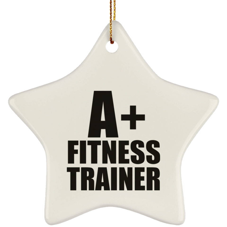 A+ Fitness Trainer - Star Ornament