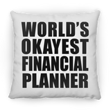 World's Okayest Financial Planner - Throw Pillow