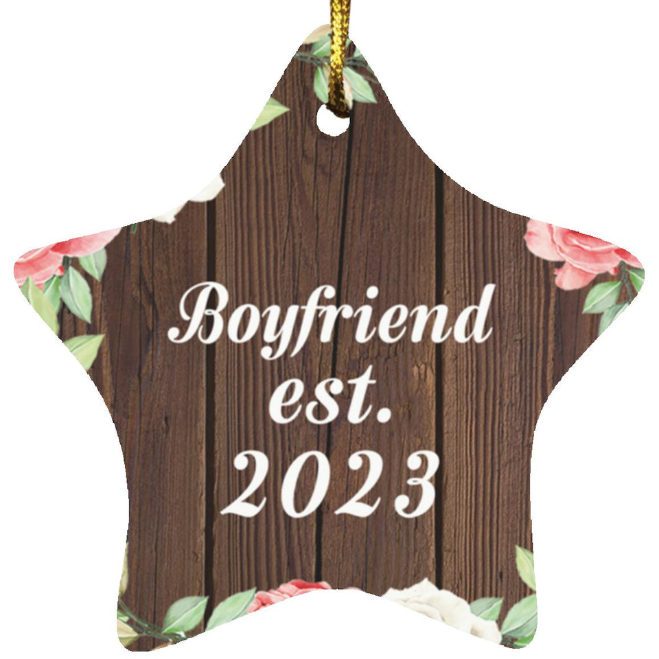Boyfriend Established Est. 2023 - Star Ornament A
