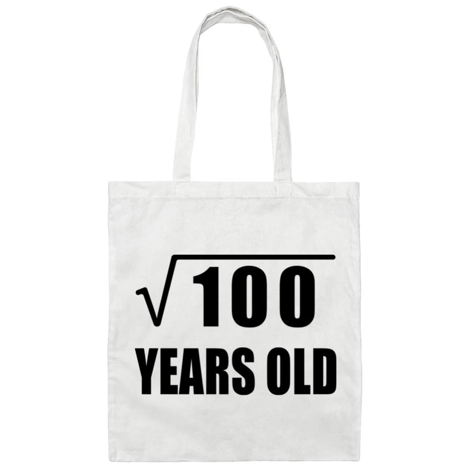 10th Birthday Square Root of 100 Years Old - Tote Bag White