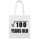 10th Birthday Square Root of 100 Years Old - Tote Bag White
