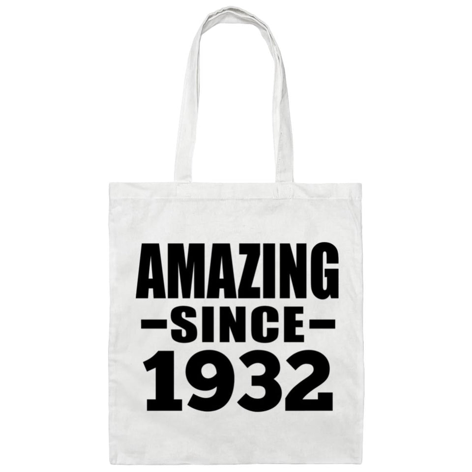 92nd Birthday Amazing Since 1932 - Tote Bag White