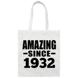 92nd Birthday Amazing Since 1932 - Tote Bag White